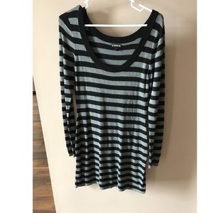 Express striped sweater dress